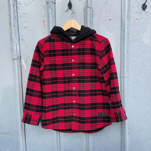 Roots Plaid  Shacket, size 9/10 years old